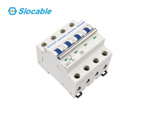 Slocable 4 Pole 63A 1000V Electric Solar DC Current Circuit Breaker