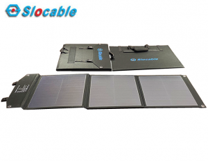 Slocable 3 Folds Portable Folding Solar Panels for Camping/Campervan