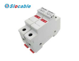 Slocable Solar PV Fuse Holder with LED Indicator Light 1000V DC