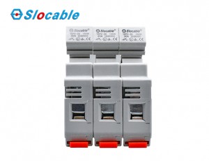 3 Phase Solar Panel Fuse Holder for PV System 1000V 1500V