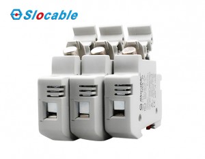 3 Phase Solar Panel Fuse Holder for PV System 1000V 1500V