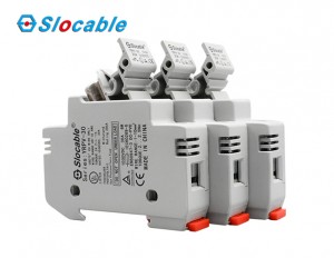 3 Phase Solar Panel Fuse Holder for PV System 1000V 1500V