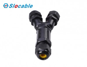 Slocable Waterproof Y Connector for Solar Street Light
