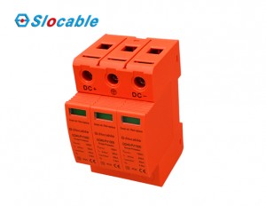3 Phase DC SPD Surge Protector for Solar Inverter 1000V 1500V