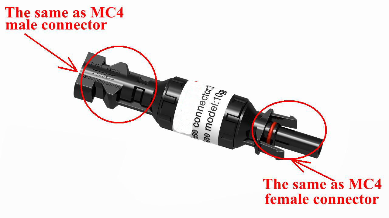 slocable solar diode connector details