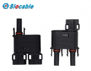2 to 1 Male Female T Branch Mc4 Solar Connector
