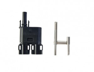 2 to 1 Male Female T Branch Mc4 Solar Connector