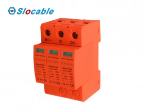 3 Phase DC SPD Surge Protector for Solar Inverter 1000V 1500V