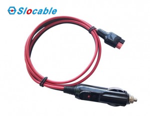 Car Cigarette Lighter Plug to Anderson Powerpole Connector Slocable
