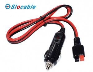 Car Cigarette Lighter Plug to Anderson Powerpole Connector Slocable