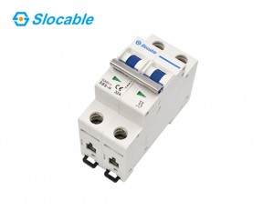 Slocable 2 Pole PV DC Solar Circuit Breaker for Solar System