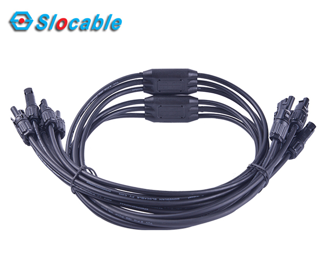 PV Cable Assemblies — 5to1 X Type Extension Cable with MC4 Connector