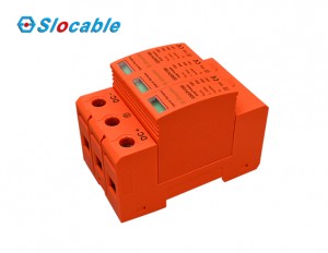 3 Phase DC SPD Surge Protector for Solar Inverter 1000V 1500V