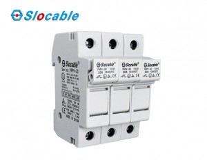 3 Phase Solar Panel Fuse Holder for PV System 1000V 1500V