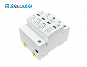 Type 2 AC Power Surge Protection Device 4 Pole Slocable
