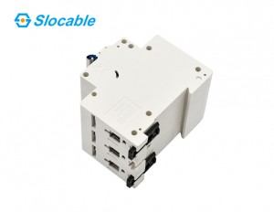 Slocable Din Rail Mount DC Circuit Breaker Solar MCB 3 Phase