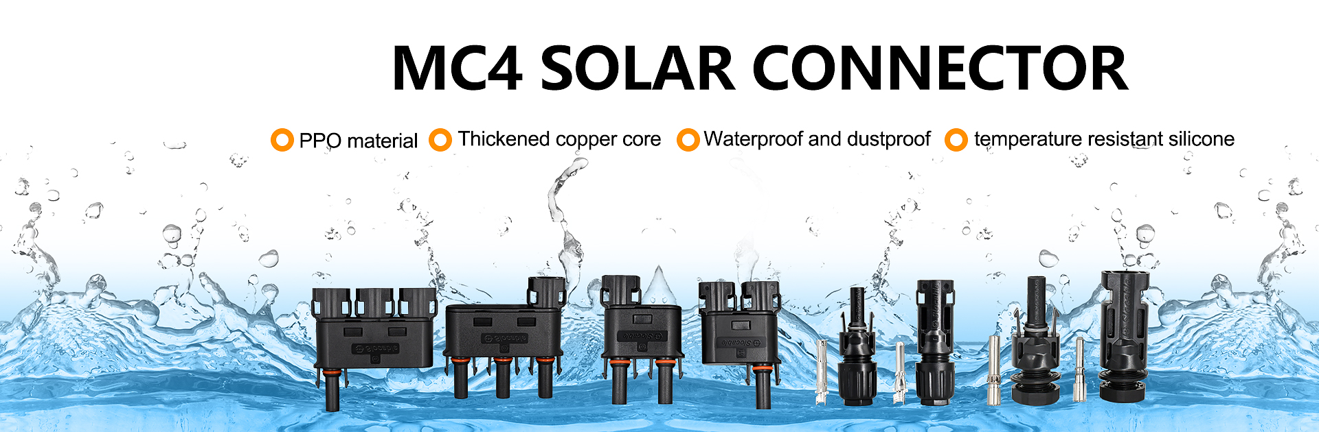 slocable mc4 solar connector banner