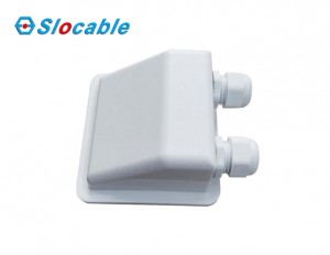 Slocable Waterproof PC Solar Double Cable Entry Gland for RV