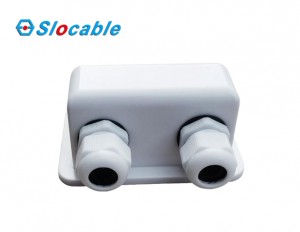Slocable Waterproof PC Solar Double Cable Entry Gland for RV