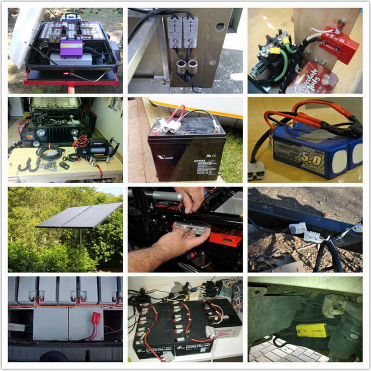 Application scenarios of solar Mc4 to Anderson cables