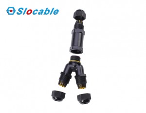 Slocable Waterproof Y Connector for Solar Street Light